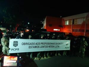 Trabalhadores da sade so homenageados pela luta contra a Covid-19