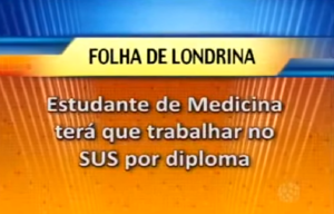 Jornal da Massa: SUS por diploma mdico