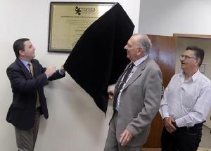 Professor Zacarias homenageado no Hospital do Idoso Zilda Arns