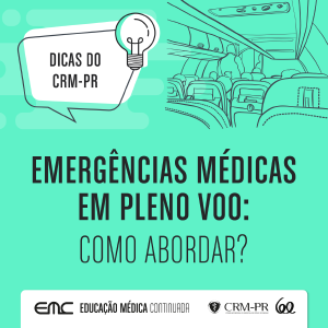 Dicas do CRM-PR: Emergncias mdicas em pleno voo - como abordar?