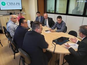 Comisso de Assuntos Legislativos do CRM-PR recebe o vereador Dalton Borba