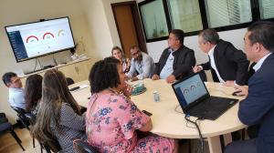 Intercmbio rene representantes do CRM-PR e Cremeb em Curitiba