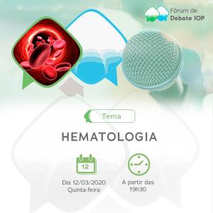 Hematologia  tema de Frum de Debates do Instituto de Oncologia do Paran