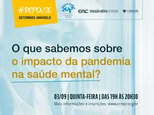 Palestra online no dia 3 abordar impactos da pandemia da Covid-19 na sade mental
