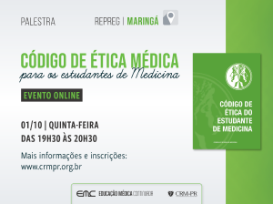 Palestra: Cdigo de tica Mdica para os estudantes de Medicina