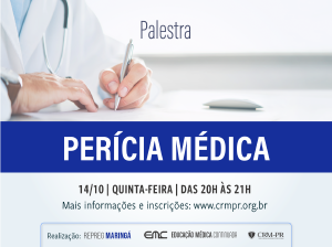 Palestra: Percia Mdica