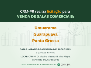 CRM-PR abre 4 convocao de licitao para venda de salas comerciais no interior