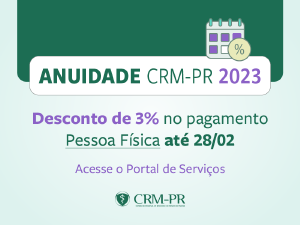 Pessoa Fsica tem 3% de desconto no pagamento da anuidade at 28/02