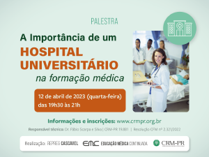 Palestra: A importncia de um hospital universitrio na formao mdica