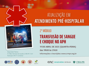 Atualizao em APH - 2 Mdulo: Transfuso de sangue e choque no APH