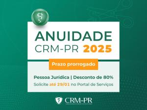 Pessoa Jurdica que atende aos critrios pode solicitar desconto de 80% na anuidade at 29/01