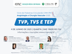 Ciclo de Palestra Circulando CRM-PR: TVP, TVS e TEP