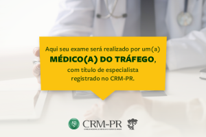 CRM-PR realiza campanha para esclarecer o papel do Mdico do Trfego