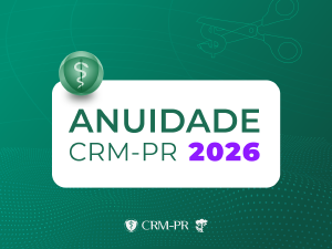 Anuidade CRM-PR 2026 dispon�vel para pagamento