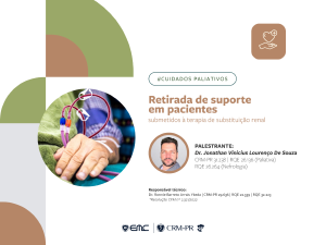 EMC: Retirada de suporte em pacientes submetidos � terapia de substitui��o renal
