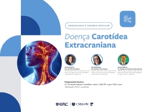 Ciclo de Palestras em Angiologia e Cirurgia Vascular: Doen�a Carot�dea Extracraniana