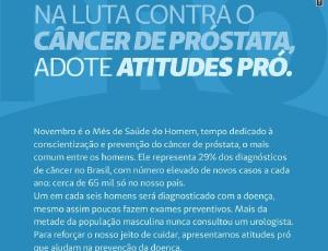 Hbitos saudveis de vida ajudam na preveno ao cncer de prstata