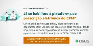 Sistema de emissão de documentos do Paraná está migrando para plataforma única e nacional do CFM