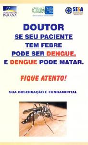 CRM e Sesa distribuem folder sobre a dengue