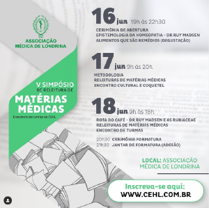 Associao Mdica de Londrina volta a realizar Simpsio Homeoptico de forma presencial