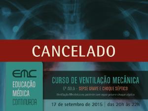 Educao Mdica Continuada: Aula 6 do curso de ventilao mecnica cancelada