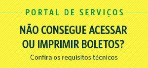 Problemas para acessar o novo portal de servios ou emitir boletos e documentos?