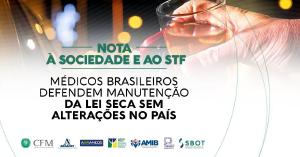 Médicos brasileiros defendem manutenção da Lei Seca sem alterações