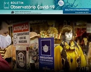 Boletim Observatrio Covid-19 mostra que taxas de ocupao de leitos melhoram em quase todo o pas