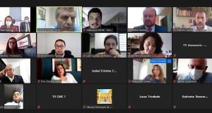 Cmara de Curitiba debate impactos da pandemia com representantes de profissionais da sade