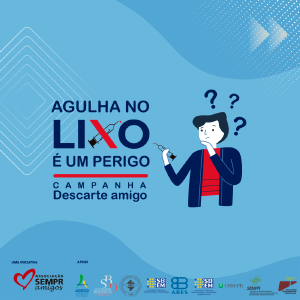 CRM-PR apoia campanha que alerta para riscos do descarte de agulhas no lixo