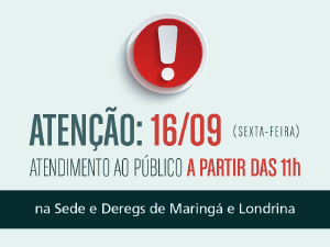 CRM-PR ter horrio de atendimento ao pblico excepcional nesta sexta (16)