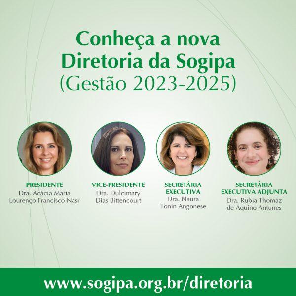 Sogipa tem nova equipe gestora para o triênio 2023-2025; Prof.ª Acácia Nasr  assume presidência - Portal CRM-PR
