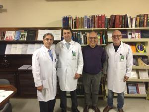 Delegados da Dereg Metropolitana em visita ao Hospital Angelina Caron