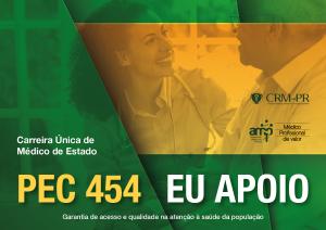 Representantes do CRM-PR e da AMP buscam apoio  PEC 454 na Cmara Federal