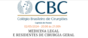 CBC PR promove aula sobre Medicina Legal e Residentes de Cirurgia Geral