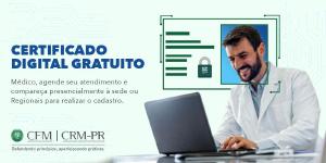 Mdicos inscritos no Paran j podem solicitar a certificao digital