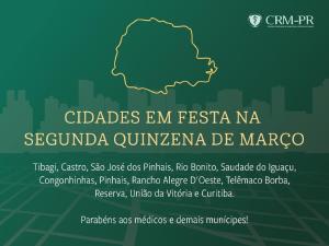 Um pouco da histria dos municpios que festejam aniversrio na segunda quinzena de maro
