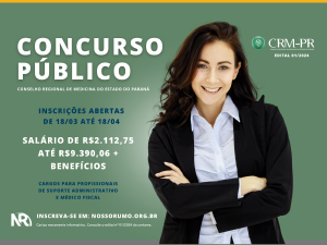 CRM-PR publica edital de abertura do Concurso Pblico 2024