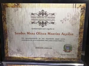 Diretora da Dereg de Umuarama representa mdicas na diplomao Mulher Cidad 2018