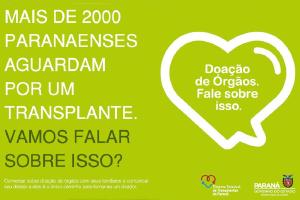 Doao de rgos. Fale sobre isso! Campanha visa a conscientizao