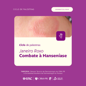 Ciclo de Palestras em Dermatologia   Janeiro Roxo: Combate � Hansen�ase