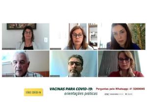 CRM-PR promove nova rodada de palestras com orientaes sobre as vacinas contra a Covid-19