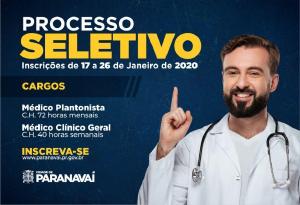 Paranava abre processo seletivo para a contratao emergencial de mdicos
