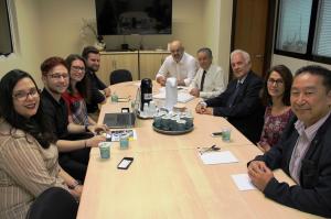 Comisso de Integrao com Estudantes recebe membros do comit local da PUCPR e UP