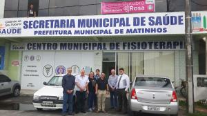 Visita ao diretor tcnico do Hospital N. Sra. dos Navegantes, em Matinhos