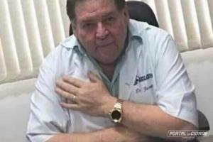 Pesar pelo falecimento do mdico Jaime Burgos Claros Paz, mais uma vtima da Covid-19