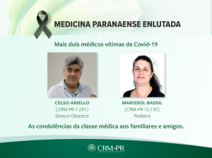 Pesar pela morte da pediatra Marissol Bassil, 12. profissional mdico vtima da Covid-19 no PR