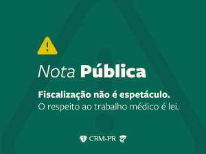 CRM-PR publica nota pública sobre invasão de serviços de Saúde por agentes políticos