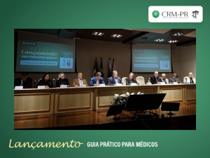 CRM-PR lana guia para mdicos que atuam como diretores tcnicos, clnicos e chefes de servio