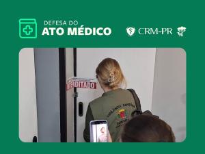CRM-PR realiza fiscalização conjunta com Polícia Civil, Vigilância e Conselho de Biomedicina